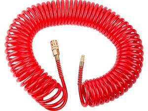 Шланг спіральний поліуретановий (PU) армований 15м 6.5×10мм REFINE (7013481)