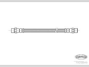 Тормозной шланг. передний, DB207-814