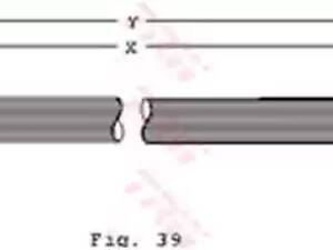 Шланг тормозной задний, MB C (W202/W203/CL203/S202), CLK (C209/A209), E (A124/W124/C124)