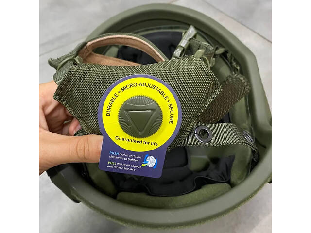 Шлем баллистический FAST PE, NIJ IIIa, с улучшенным креплением Wendy, размер L, цвет Олива, 1.45 кг, бронешлем - Фото 2