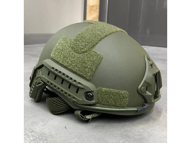 Шлем баллистический FAST PE, NIJ IIIa, с улучшенным креплением Wendy, размер L, цвет Олива, 1.45 кг, бронешлем - Фото 3