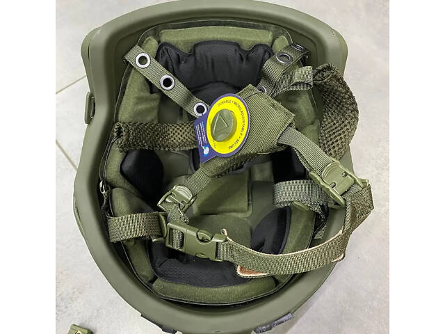 Шлем баллистический FAST PE, NIJ IIIa, с улучшенным креплением Wendy, размер L, цвет Олива, 1.45 кг, бронешлем - Фото 7