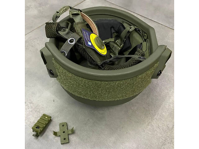 Шлем баллистический FAST PE, NIJ IIIa, с улучшенным креплением Wendy, размер L, цвет Олива, 1.45 кг, бронешлем - Фото 8