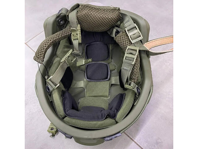 Шлем баллистический FAST PE, NIJ IIIa, с улучшенным креплением Wendy, размер L, цвет Олива, 1.45 кг, бронешлем - Фото 9