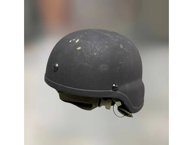 Шлем баллистический Арамид Черный ACH PTH-IIIA, M (56) с креплением Wendy, Б/У - Фото 1