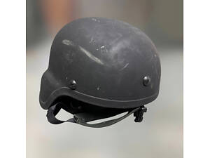 Шлем баллистический Арамид Черный ACH PTH-IIIA, S (54) с оригинальным креплением, Б/У