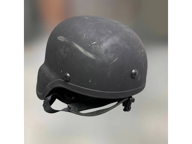 Шолом балістичний Арамід Чорний ACH PTH-IIIA, S (54) з оригінальним кріпленням, Вживаний - Фото 1