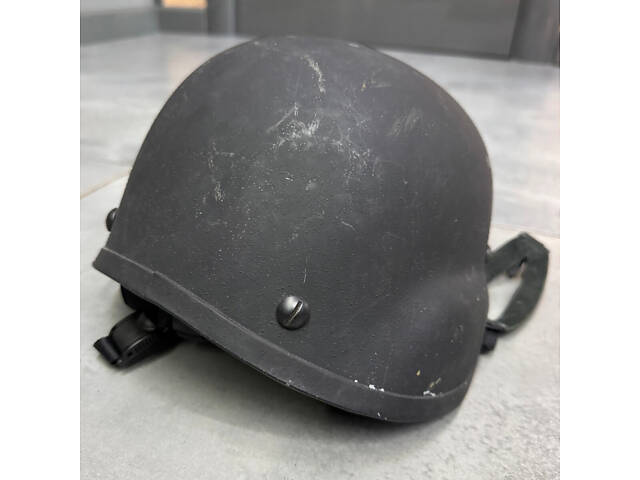 Шолом балістичний Арамід Чорний ACH PTH-IIIA, S (54) з оригінальним кріпленням, Вживаний - Фото 3