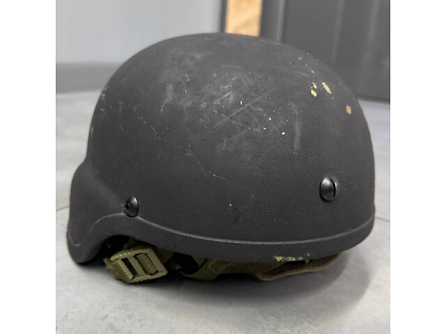 Шлем баллистический Арамид Черный ACH PTH-IIIA, M (56) с креплением Wendy, Б/У - Фото 4