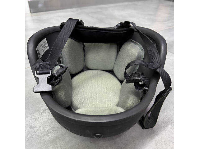 Шолом балістичний Арамід Чорний ACH PTH-IIIA, S (54) з оригінальним кріпленням, Вживаний - Фото 7