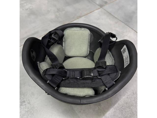 Шолом балістичний Арамід Чорний ACH PTH-IIIA, S (54) з оригінальним кріпленням, Вживаний - Фото 8