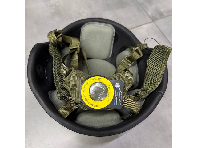 Шлем баллистический Арамид Черный ACH PTH-IIIA, M (56) с креплением Wendy, Б/У - Фото 8