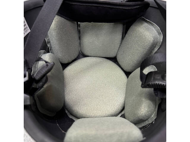 Шолом балістичний Арамід Чорний ACH PTH-IIIA, S (54) з оригінальним кріпленням, Вживаний - Фото 9