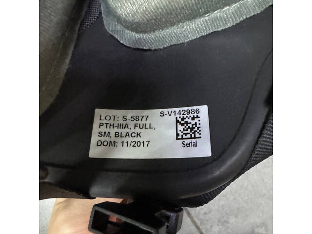 Шолом балістичний Арамід Чорний ACH PTH-IIIA, S (54) з оригінальним кріпленням, Вживаний - Фото 10