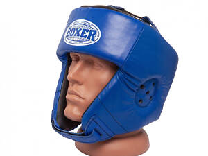 Шолом Боксерський BOXER L шкірвініл 0,6 мм синій
