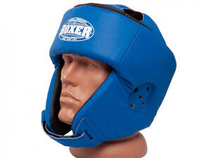 Шолом карате BOXER L шкірвініл 0,6 мм синій