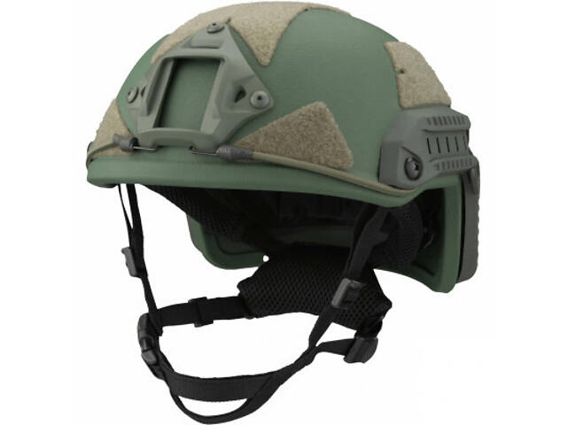 Шлем военный Ukrainian Armor FAST Устраш 1.0, розмір M, зелений (FASTMRG) - Фото 1