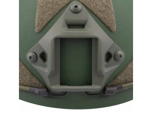 Шлем военный Ukrainian Armor FAST Устраш 1.0, розмір M, зелений (FASTMRG) - Фото 2