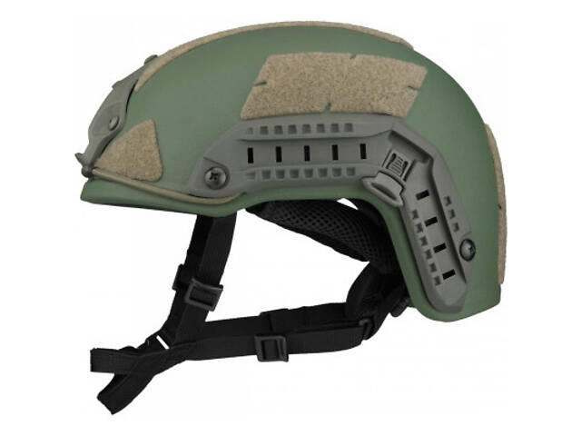 Шлем военный Ukrainian Armor FAST Устраш 1.0, розмір M, зелений (FASTMRG) - Фото 6