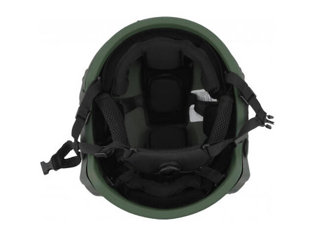 Шлем военный Ukrainian Armor FAST Устраш 1.0, розмір M, зелений (FASTMRG) - Фото 9