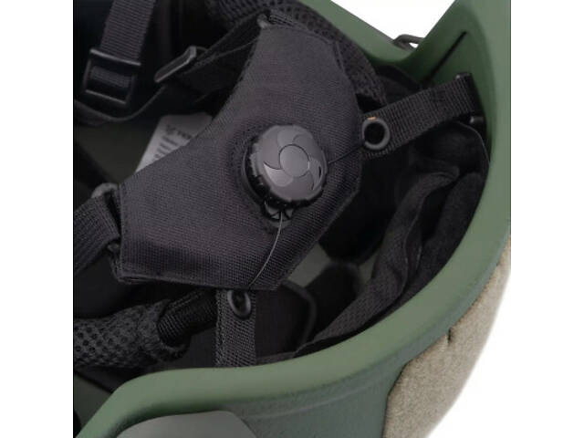 Шлем военный Ukrainian Armor FAST Устраш 1.0, розмір M, зелений (FASTMRG) - Фото 10