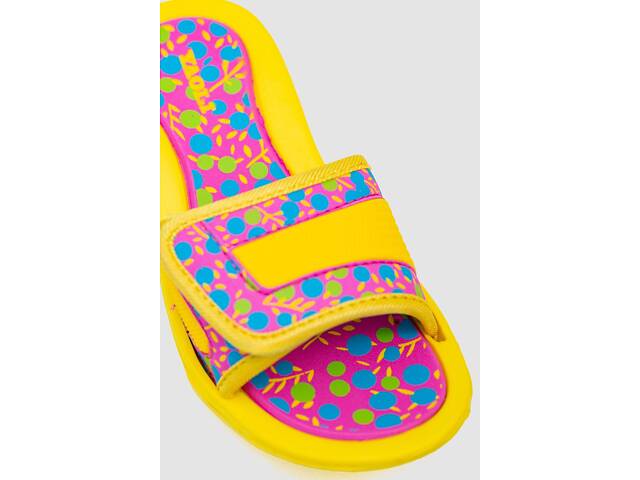 Шлепанцы детские резиновые для девочек, цвет желтый, 243R617B-41 - Фото 2