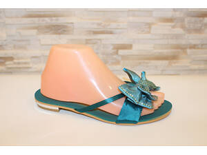 Шльопанці жіночі блакитні Б470