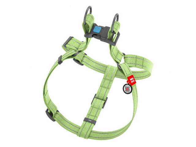 Повідок для собак WAUDOG Re-cotton з QR-паспортом S салатовий (03245) - Фото 2