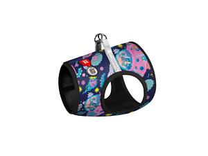 Шлея для собак мягкая WAUDOG Clothes Рик и Морти 1 ХS1 B 24-27 см C 18-20 cм