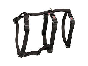 Шлея для собак Trixie M-L 50-75 см Чорний (13093)