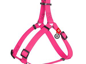 Шлея для собак WAUDOG Waterproof XS 30-39 см х 15 мм Розовый (27637)