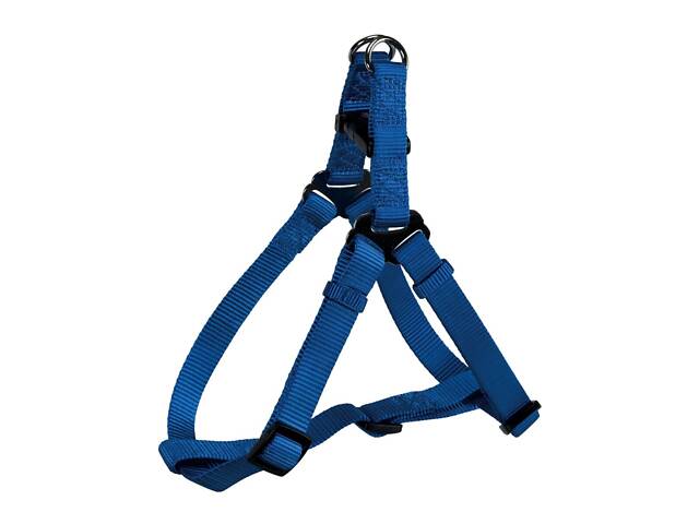 Шлея-петля Trixie Premium M 50-65 см 20 мм Синяя (4011905204529) - Фото 1