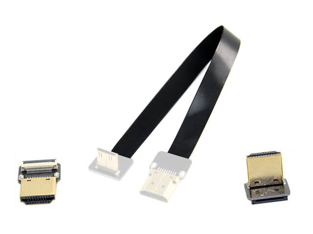Шлейф 15см HDMI - HDMI 90 - Фото 1