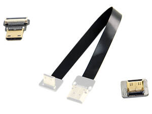 Шлейф 30см Mini HDMI - Mini HDMI 90