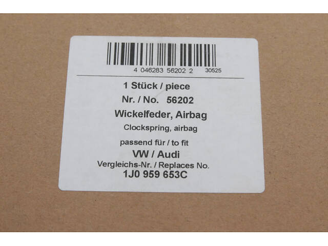 Шлейф подушки безпеки AIC 56202 Audi A8, A3, A6, A4, TT; Volkswagen Golf, Bora, Passat, Sharan; Skoda Fabia, Octavia, Su - Фото 5
