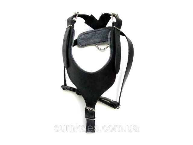 Шлейка из натуральной кожи для собак 'Lockdog' размеры M L XL - Фото 6