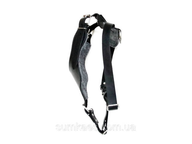 Шлейка из натуральной кожи для собак 'Lockdog' размеры M L XL - Фото 7