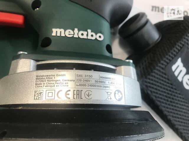 )Шлифовальная машина Metabo ccd 150mm, новая, эксцентрик 3мм - Фото 4