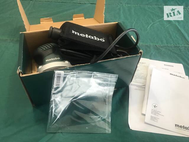 )Шлифовальная машина Metabo ccd 150mm, новая, эксцентрик 3мм - Фото 6