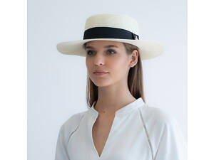 Шляпа LuckyLOOK канотье 093-333 One size Белый