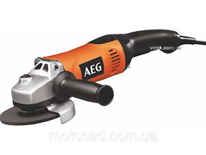 Шліфмашина кутова мережева AEG : 1520 Вт, Ø= 125 мм, 2600-11000 об/хв + кейс (WS15-125SXE)