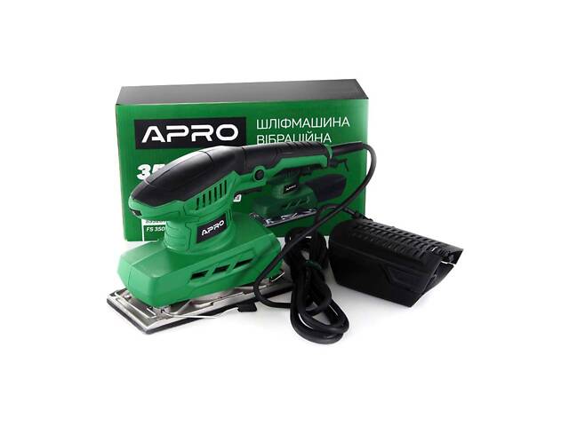 Шлифмашина вибрационная Apro FS-350 x 90 х 187мм (899281) - Фото 4