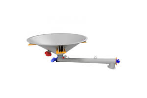 Шнековый транспортер с приемным бункером ф 219/3000