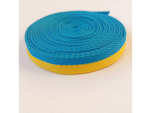 Шнур плоский жаккард Luxyart UA 10 мм ширина 200 м (SL-10) - Фото 5