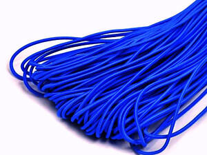 Шнурок-резинка круглый Luxyart диаметр 2 мм 100 метров Синий (Р2-104)