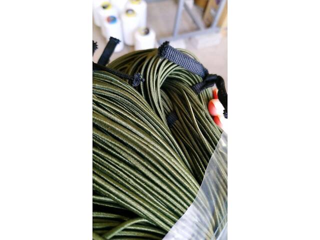 Шнурок-резинка круглый Luxyart диаметр 3 мм 500 метров Хаки (Р3-505) - Фото 2