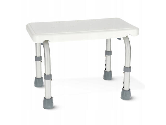 Сходинка-табурет 4FIZJO для ванної та душу, регульована White/Grey (P-5905973403429) - Фото 3