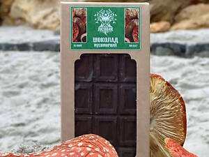 Шоколад грибний із мухомором червоним 100 г (15 плиток)