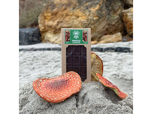 Шоколад грибной с мухомором красным 100 г (15 плиток) - Фото 5