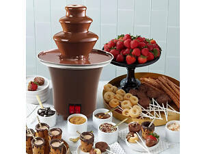 Шоколадный фонтан для фондю Chocolate Fountain, фондюшница. Фондюшница в виде фонтана